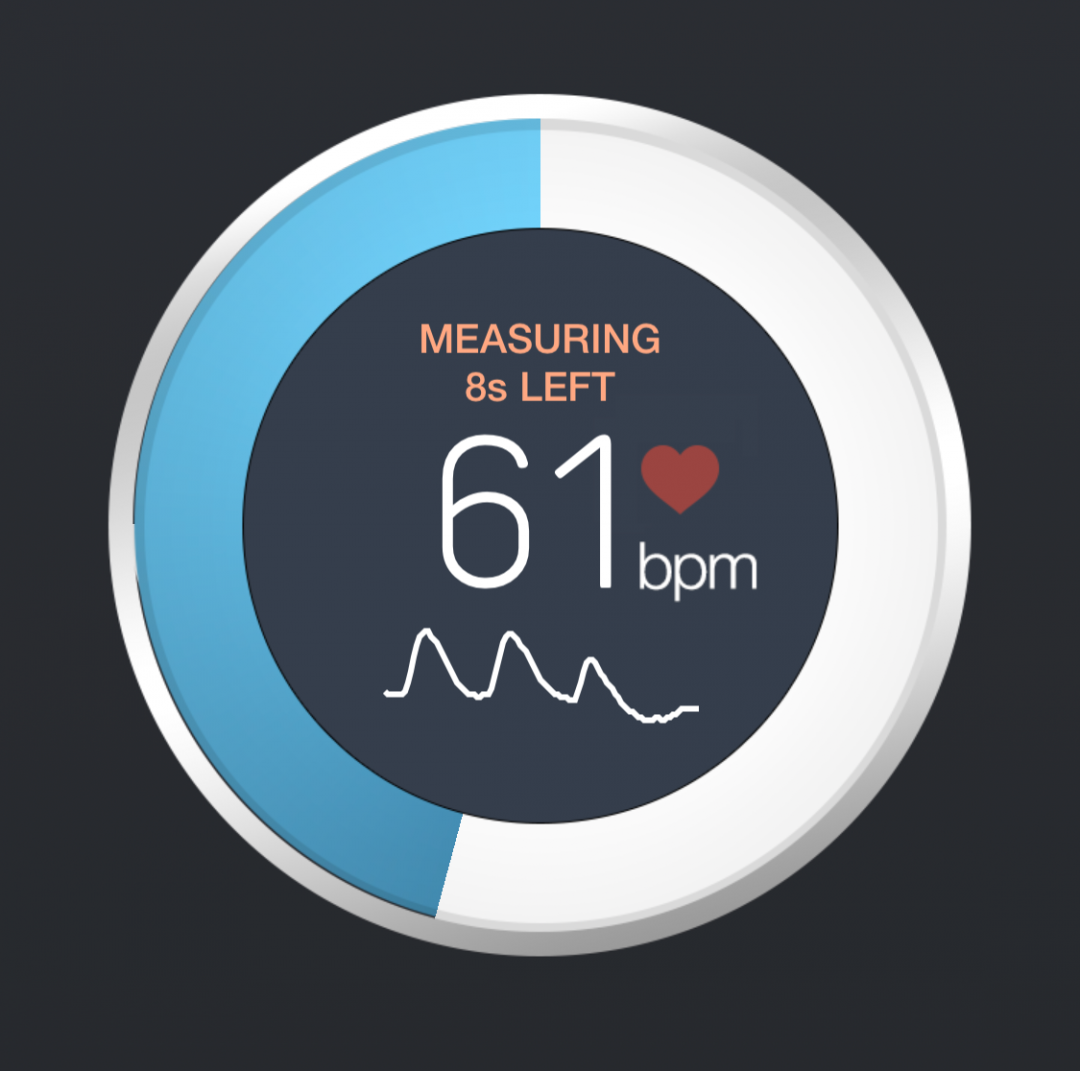 check your heart rate iphone