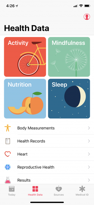 HealthApp-HealthData