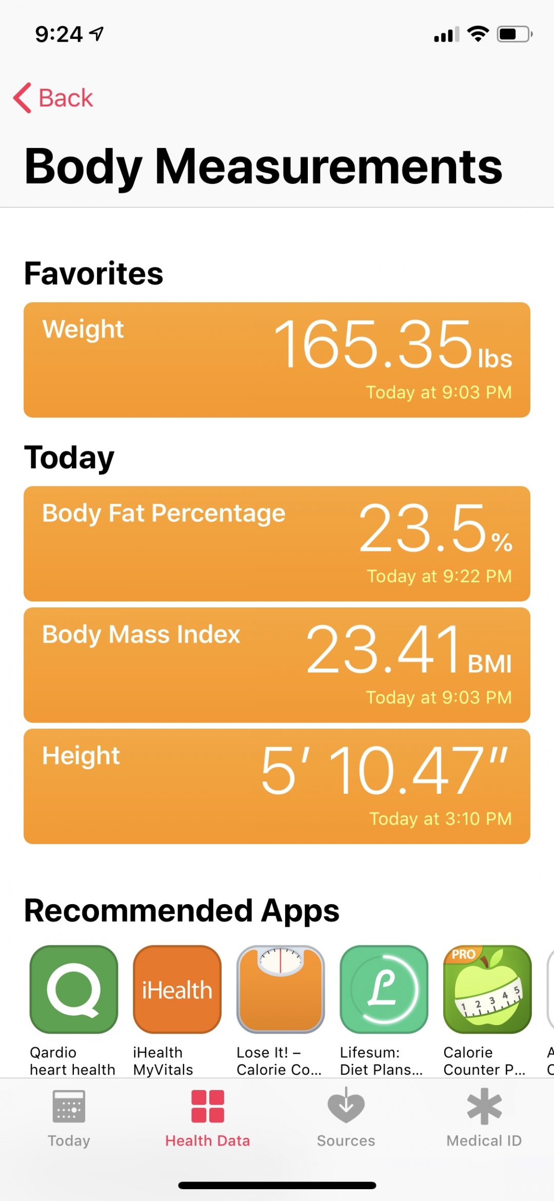 Track Weight with the iPhone HealthTechCoach