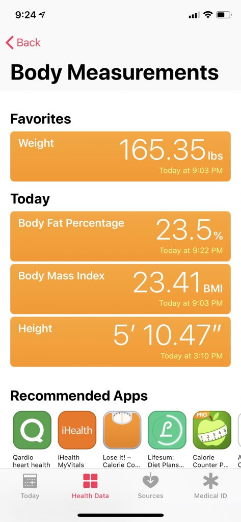 Track Weight With The IPhone HealthTechCoach