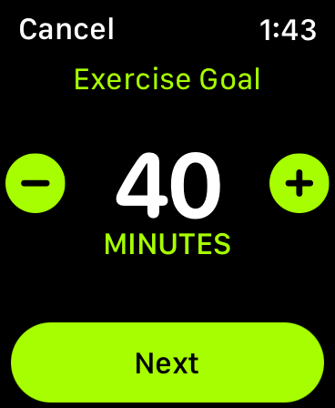 Activity-App-Change-Exercise-Goal