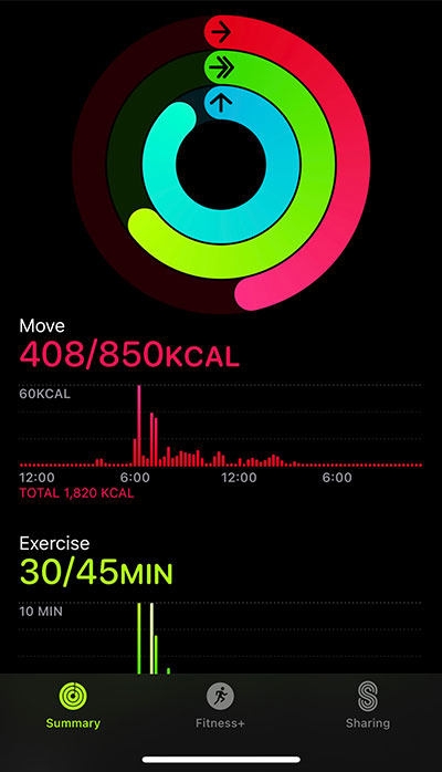 How to move exercise ring on apple discount watch